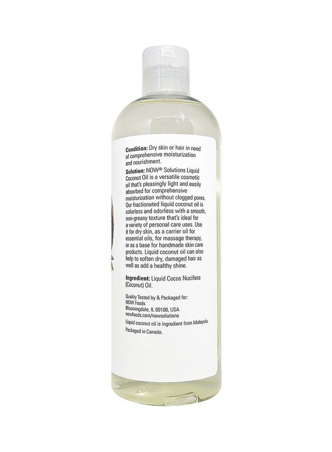 Now Foods Now Solutions, Liquid Coconut Oil Pc 16 Fl. Oz. - Image 2