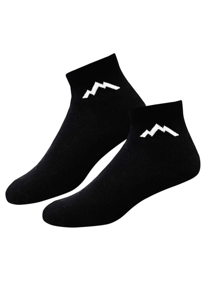 Ranger Ranger Sport Men's Heavy Duty Cotton Quarter Athletic Socks, Pack of 3 (EU 39-45, US 7-12, Multicolored)  - Image 3