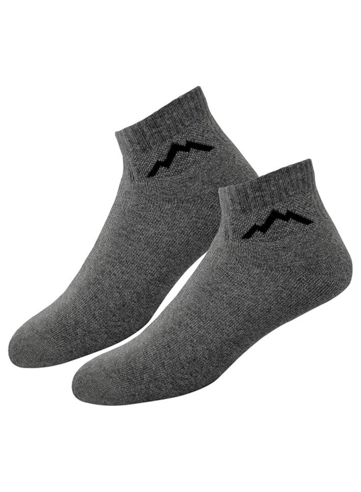 Ranger Ranger Sport Men's Heavy Duty Cotton Quarter Athletic Socks, Pack of 3 (EU 39-45, US 7-12, Multicolored)  - Image 5