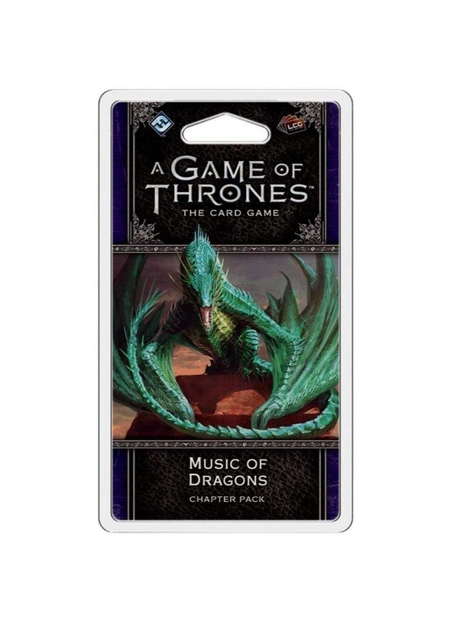 Fantasy Flight Games A Game of Thrones LCG Second Edition: Music Of Dragons EXPANSION CHAPTER PACK | Strategy Board Game | A Living Card Game By Fantasy Flight Games