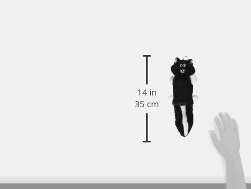 ZippyPaws - Zingy No Stuffing Durable Squeaky Plush Dog Toy - Skunk - Image 2