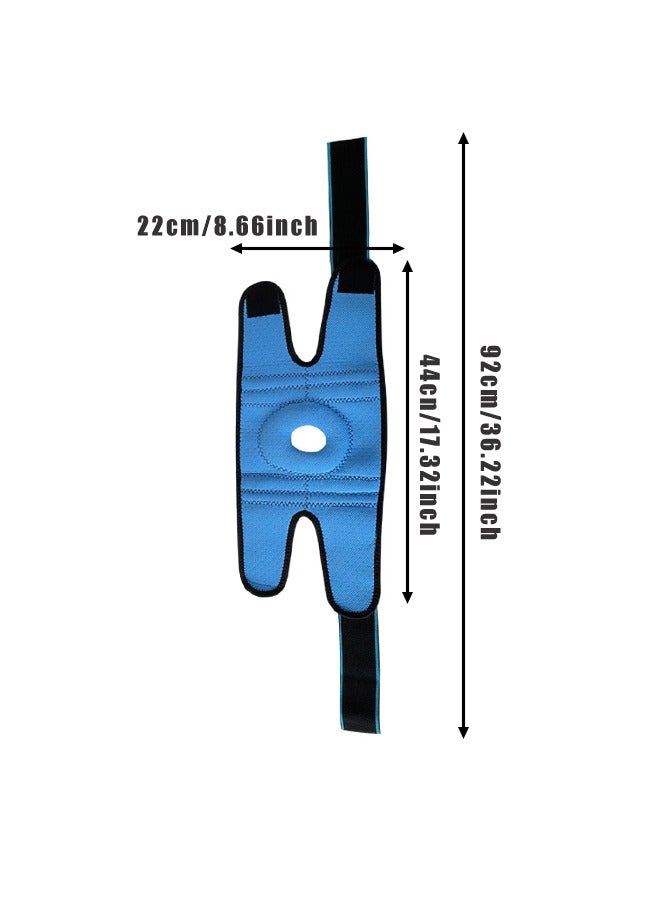 Knee Brace with Side Stabilizers for Meniscus Tear. Knee Pain. ACL. MCL. Injury Recovery. Adjustable Knee Support Men and Women. - Image 2
