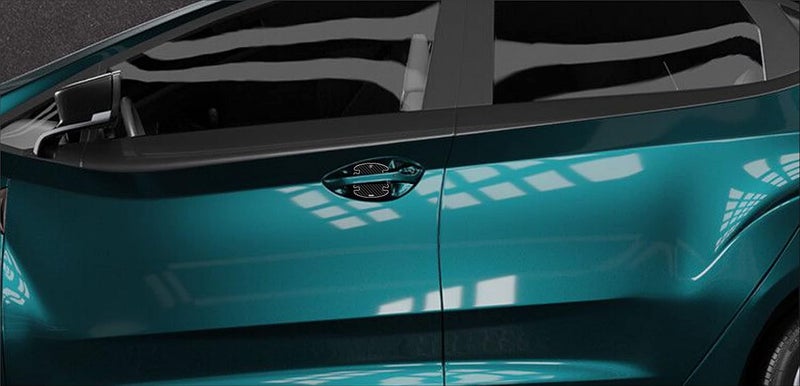 BIG FLAG BFRC 3D Gel Finish Car Door Carbon Fiber Handle Cup Scratch Guard Sticker Universal for Specific Brand (Pack of 2) (MRDRCFVAR) (ALTROZ_Punch_TATA) - Image 4
