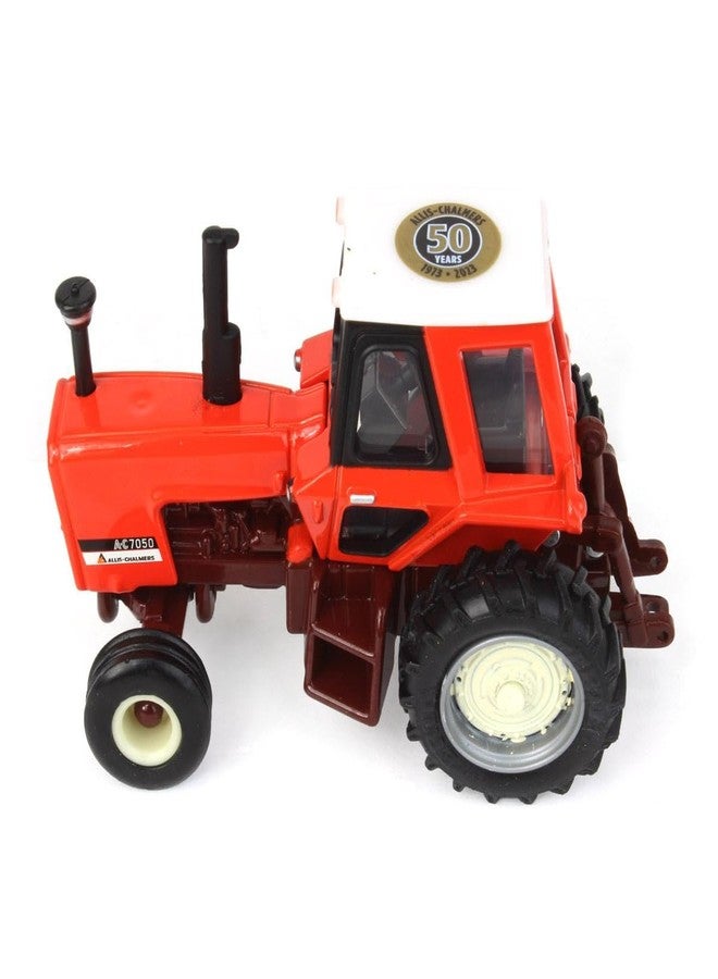 ERTL 1/64 Collector Edition Allis Chalmers 7050 Maroon Belly 50th Anniversary Tractor 16457-Reg - Image 5