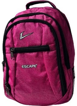 ESCAPE Backpack Laptop Compartment Sports and School Backpack Fabric Bag Outdoor Daily Use 30X43X13 Fuchsia  - Image 2
