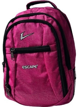 ESCAPE Backpack Laptop Compartment Sports and School Backpack Fabric Bag Outdoor Daily Use 30X43X13 Fuchsia  - Image 2