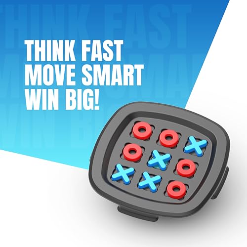 FLYI BLOWEST XOX Game Toy for Kids & Adults, 3+ Years, Memory Match Stick Chess Game, Family Funny Block Board Games, Brain Training & Educational Board Games, 2 Players, Tic Tac Toe - Image 3