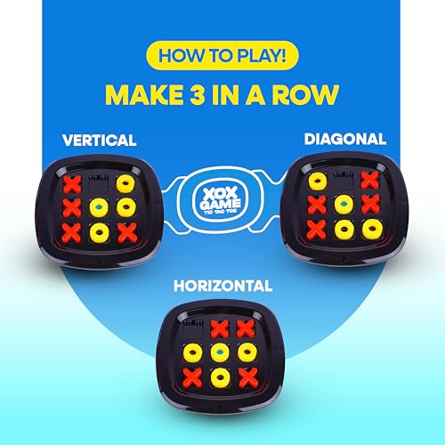 FLYI BLOWEST XOX Game Toy for Kids & Adults, 3+ Years, Memory Match Stick Chess Game, Family Funny Block Board Games, Brain Training & Educational Board Games, 2 Players, Tic Tac Toe - Image 4