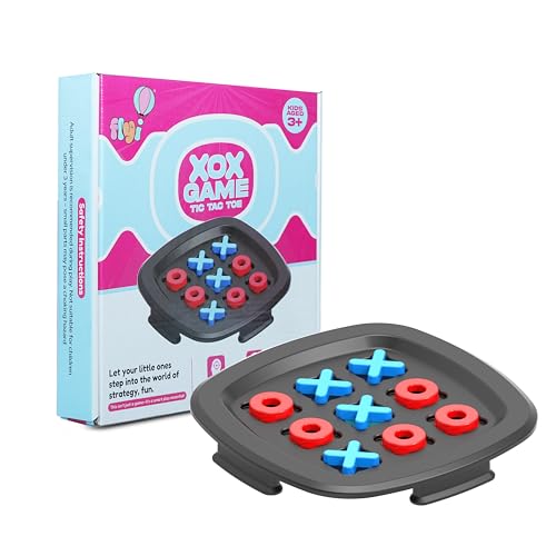 FLYI BLOWEST XOX Game Toy for Kids & Adults, 3+ Years, Memory Match Stick Chess Game, Family Funny Block Board Games, Brain Training & Educational Board Games, 2 Players, Tic Tac Toe - Image 1