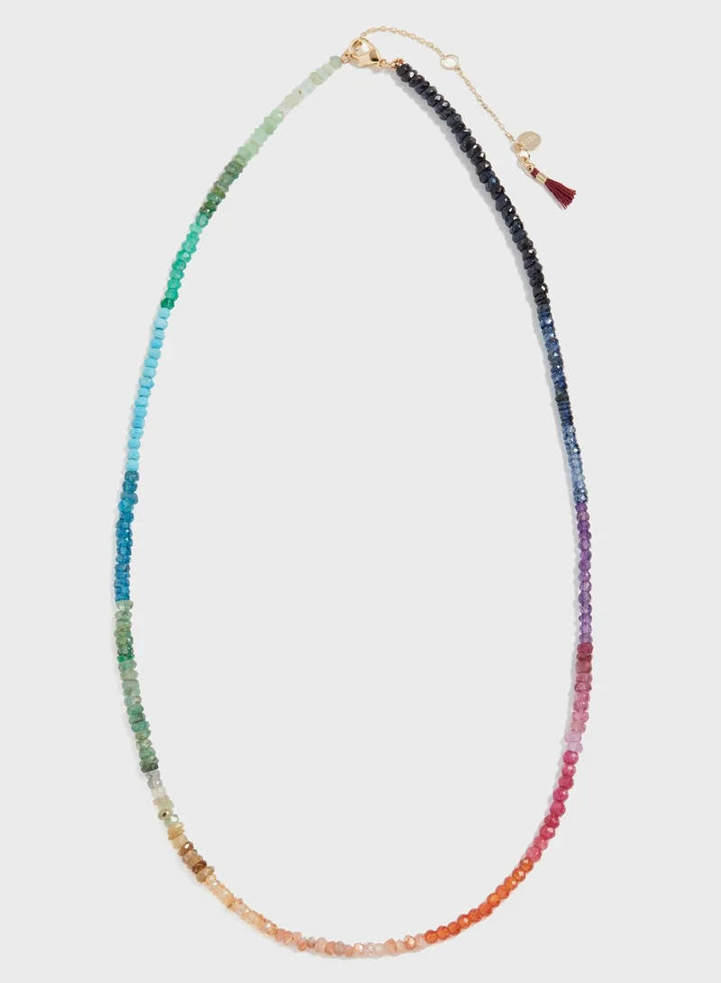 SHASHI Aisha Gemstone Necklace