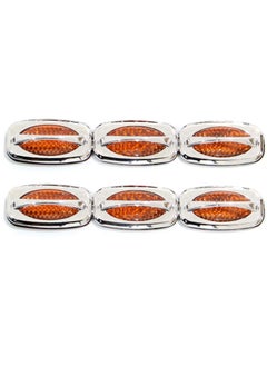 Al Khateeb Universal Car Door Protectors Bump Stop Door Edge Guard Strip Dent Reflectors Clip 