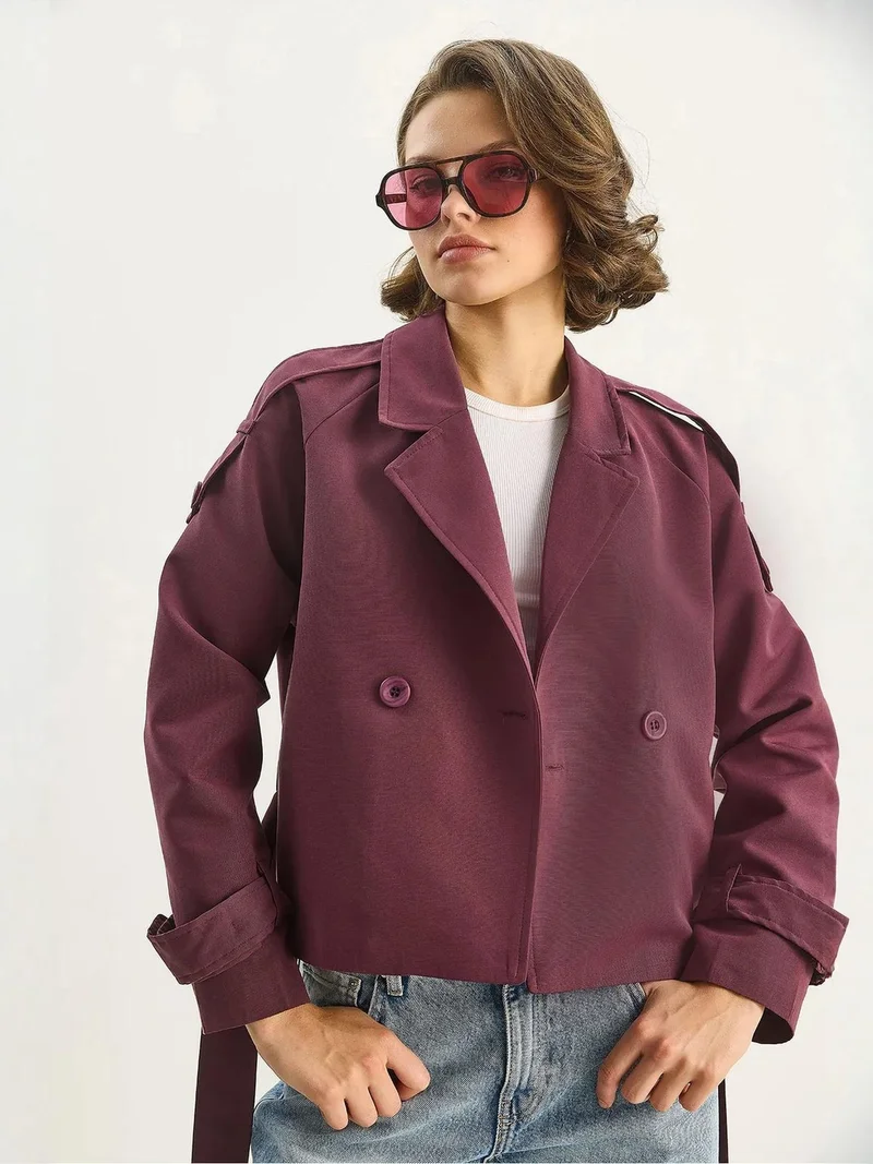 بيانكو لوتشي معطف ترنش فضفاض من لوتشي بحزام ربط