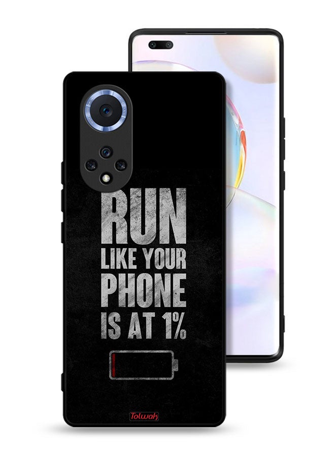 Tolwak Honor 50 Pro Protective Case Cover Run Like Your Phone Is At 1 Percent - Image 1