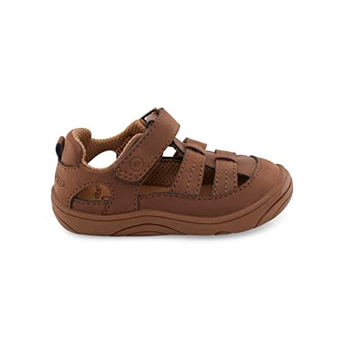 Stride Rite 360 Unisex Baby Amos 3.0 Sandal, Brown, 3 Infant US - Image 3
