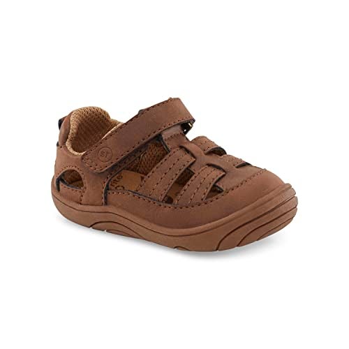 Stride Rite 360 Unisex Baby Amos 3.0 Sandal, Brown, 3 Infant US - Image 2