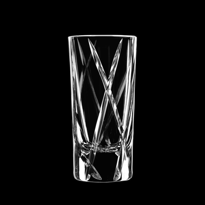 Orrefors Orrefors City Shot Glasses with Heavy Base (Set of 2) - 1.7 Fl. Oz., Asymmetric Design - Crystal, Glassware for Spirits & Shots, Serving Tequila, Vodka, Whiskey, Dishwasher Safe  - Image 2