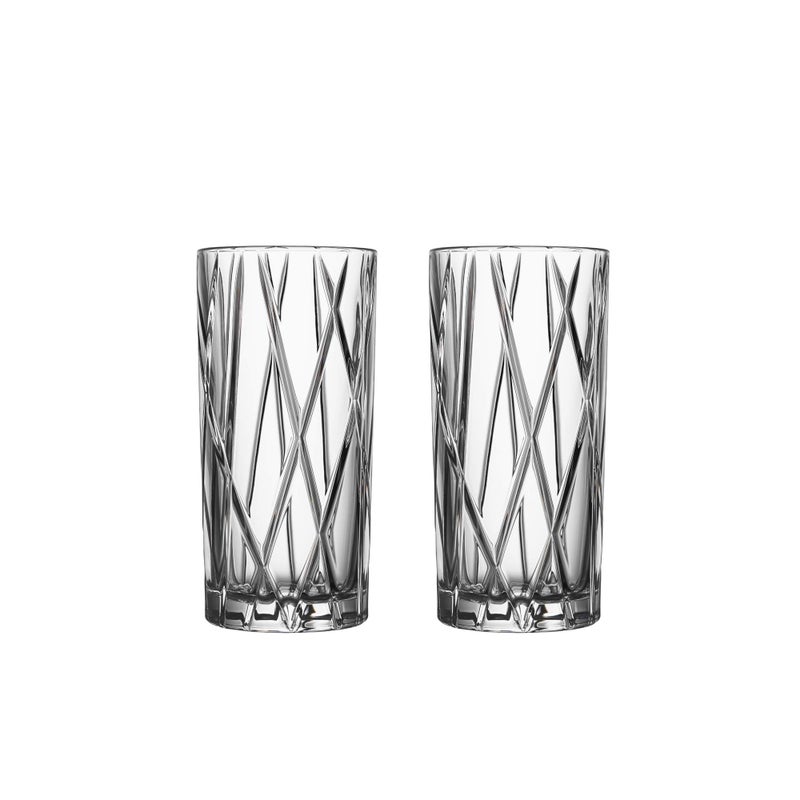 Orrefors Orrefors City Shot Glasses with Heavy Base (Set of 2) - 1.7 Fl. Oz., Asymmetric Design - Crystal, Glassware for Spirits & Shots, Serving Tequila, Vodka, Whiskey, Dishwasher Safe  - Image 4