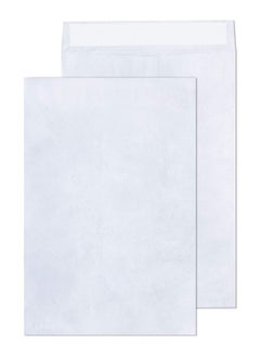 EnDoc Tyvek Envelopes 10X13 Mailer Tear Resistant Envelopes Tyvekconstruction & Easy Self Seal Closure Bright White Bulk Pack Of 50 10 X 13 Inch (White 10X13) 