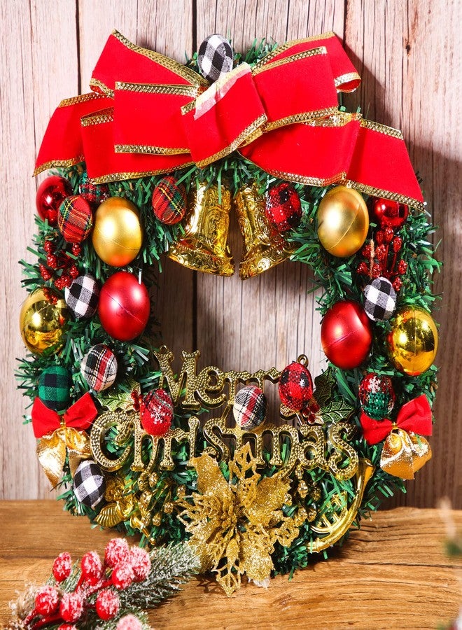 Breling 36 Pcs Mini Christmas Ball Small Christmas Buffalo Plaid Ornaments Set 1 Inch Black Red and Green Miniature Shatterproof Rustic Farmhouse Fabric Ball Ornaments for Mini Tree Xmas Party Decor - Image 5