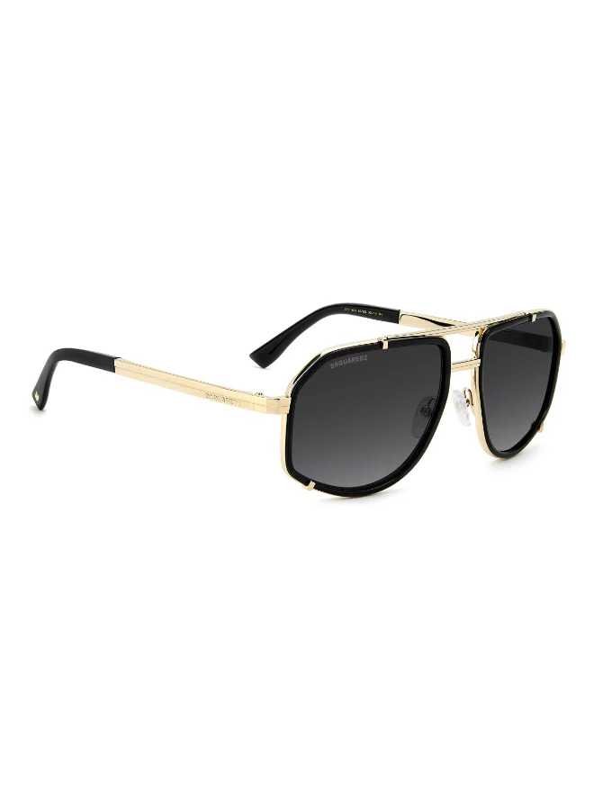 Dsquared2 DSQUARED2 D2 0190/S Sunglasses Black Rectangular