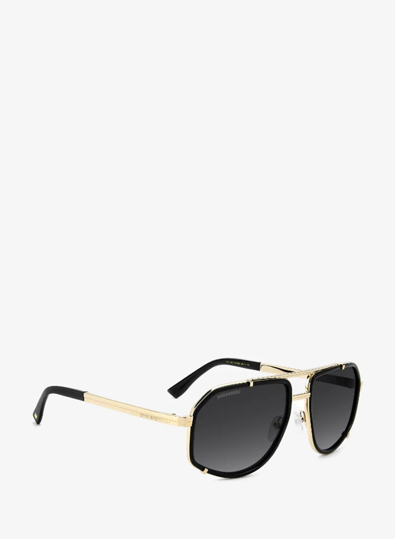 ديسكويرد2 DSQUARED2 D2 0190/S Sunglasses Black Rectangular