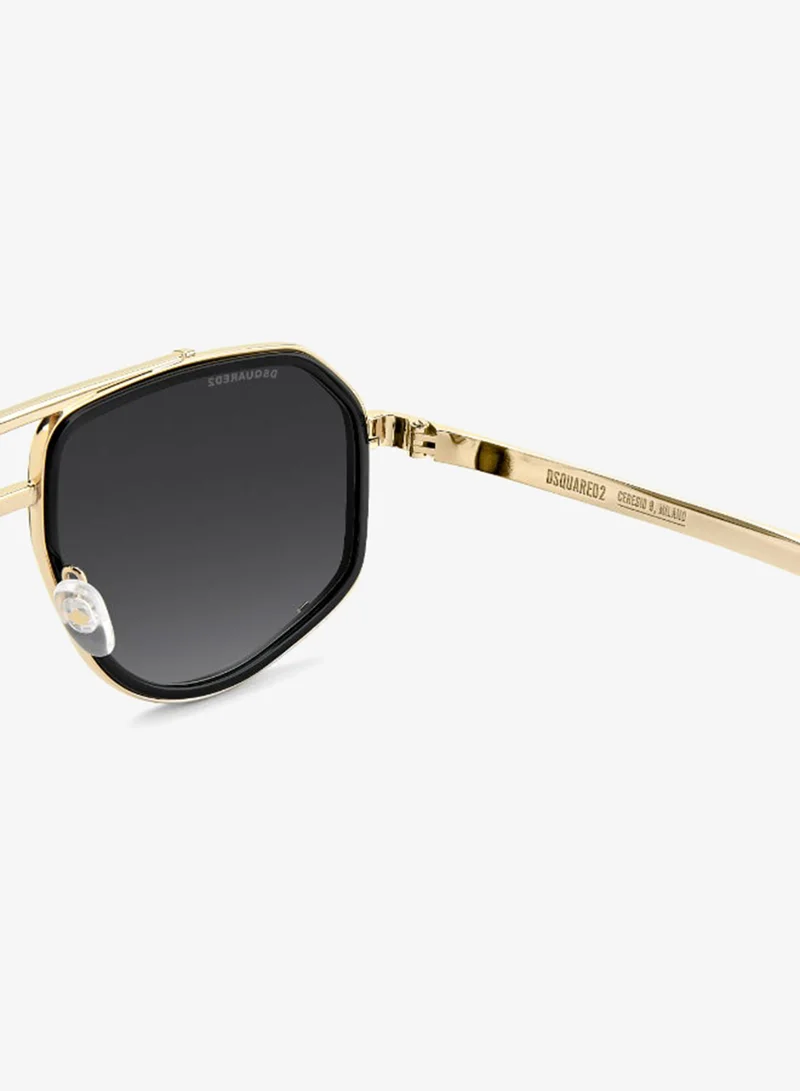 Dsquared2  DSQUARED2 D2 0190/S Sunglasses Black Rectangular  | Best Price UAE