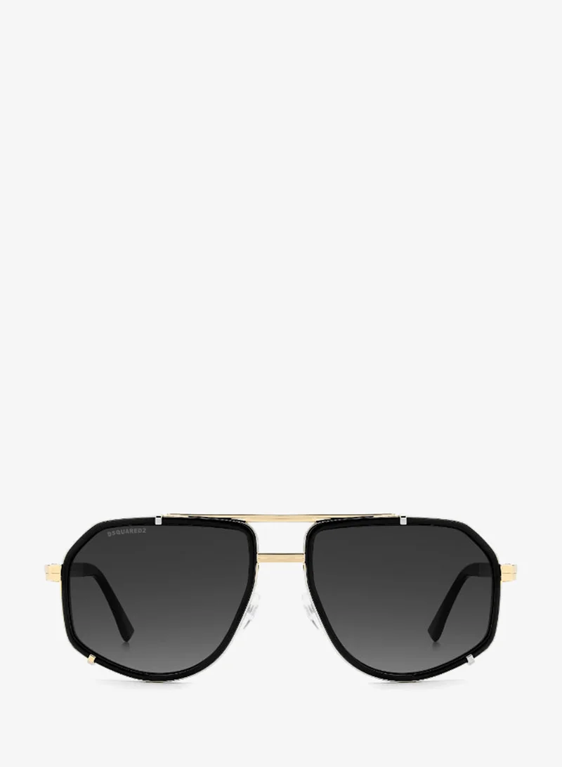 Dsquared2  DSQUARED2 D2 0190/S Sunglasses Black Rectangular  | Best Price UAE