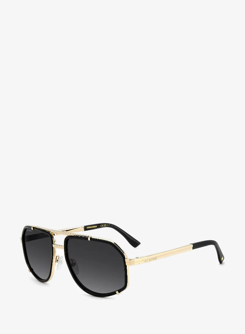 ديسكويرد2 DSQUARED2 D2 0190/S Sunglasses Black Rectangular