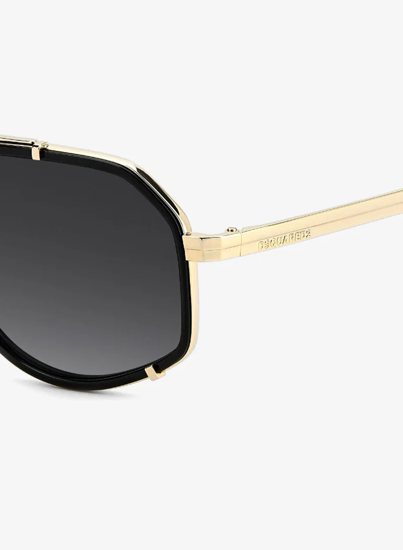 Dsquared2  DSQUARED2 D2 0190/S Sunglasses Black Rectangular  | Best Price UAE
