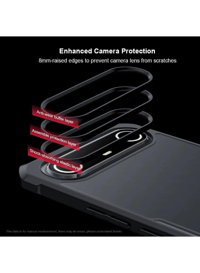 عام متوافق مع غلاف تكنو سبارك سليم 4G، TPU ناعم + PC صلب مقاوم للسقوط، غلاف خلفي شفاف مع وسائد هوائية في الزوايا الأربع وحماية شاملة للعدسة. - Image 5