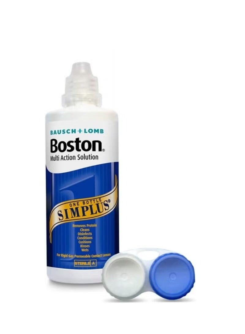 بوستون محلول العدسات اللاصقة متعدد الاستخدامات من بوش + لومب سيمبلس، 120 مل مع علبة العدسة - Image 3