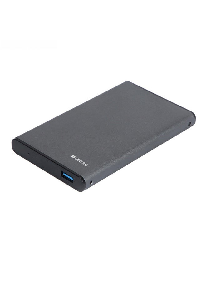 صندوق القرص الصلب المعدني مناسب للقرص الصلب الميكانيكي ذو الحالة الصلبة SSD مقاس 2.5 بوصة USB3.0 عالي السرعة صندوق القرص الصلب المحمول الخارجي - اللون: U25K30-رمادي - Image 2