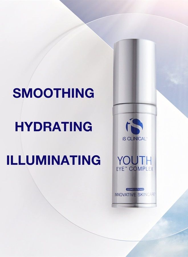 iS CLINICAL كريم تحت العين المعقد للشباب، مضاد للشيخوخة ومشرق، يقلل من الانتفاخ، كريم مرطب ومشدود للعين - Image 2
