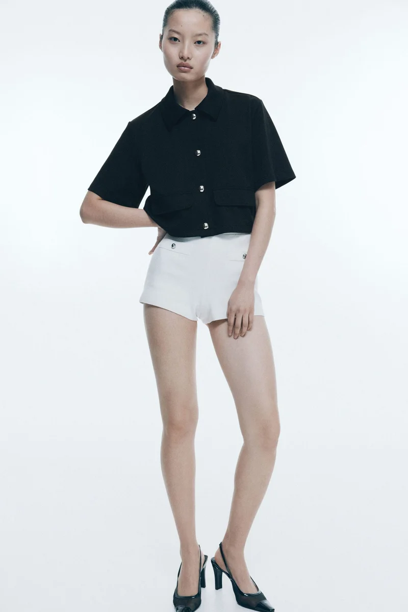 H&M Bouclé jersey cardigan