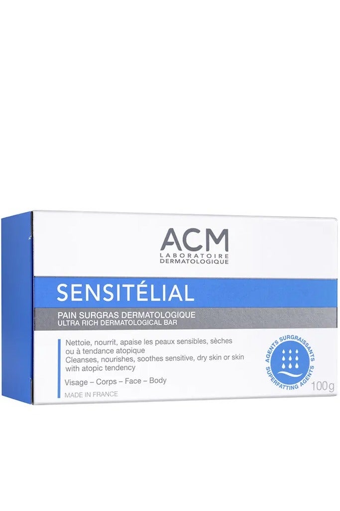 ACM Sensitive Cleansing Soap for Dry and Sensitive Skin 100g