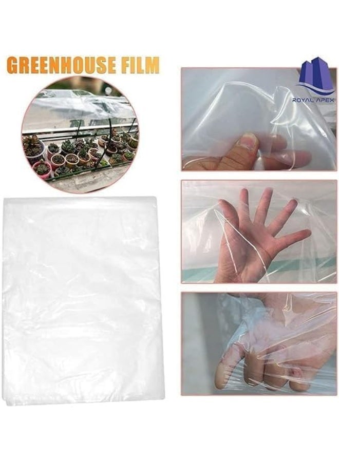 Biella Painters Polythene Sheet Plastic Drop Cloths Sheet, Waterproof Anti-dust Furniture Cover, Disposable Tarp for Painting for Couch Cover and Furniture Cover (200G x 8 Meter) - Image 2