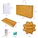 GOTHINK Mexican Train Dominoes Set Double 12 Dominos Set for Kids Adults and Family Dominoes Tile Board Game with Tiles Holders8 Colorful Metal Trains9 Wooden Hub Scoreboards2 Wooden Case - Image 4