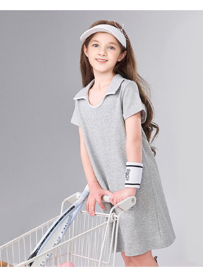 DEESHA Premium Quick-dry Polo Dress】girls' 25 Kids Matching Family Outfit Summer Dress Sweet Princess Dress - Image 1