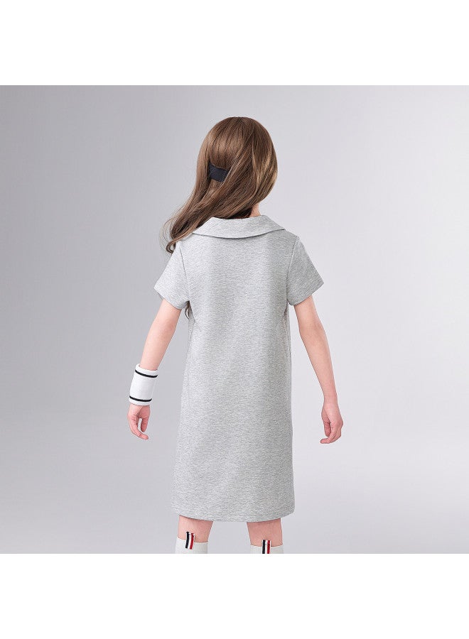 DEESHA Premium Quick-dry Polo Dress】girls' 25 Kids Matching Family Outfit Summer Dress Sweet Princess Dress - Image 3