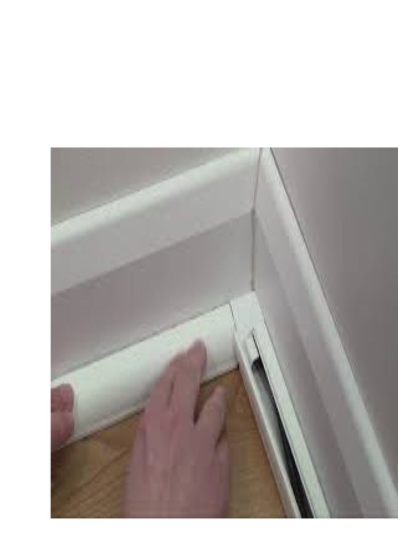 KNP KNP PVC Floor Trunking 14mm x 48mm is a Practical and Durable Solution for Organizing and Protecting Electrical Cables and Wires On Floors.  - Image 3