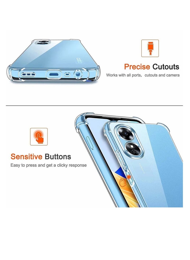 Oppo A38 (4g) & A18 (4g) Anti Shock Transperent Case