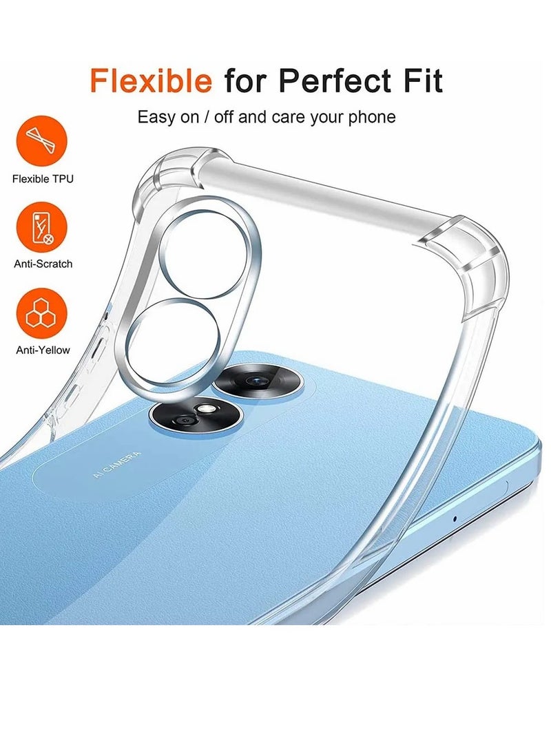 Oppo A38 (4g) & A18 (4g) Anti Shock Transperent Case