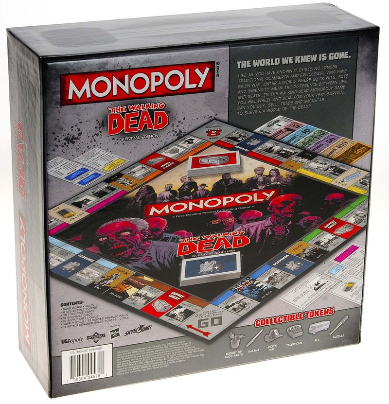 USAopoly Monopoly: The Walking Dead (Survival Edition) - Image 2