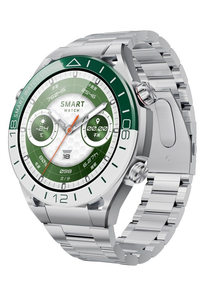 رولستيمي الساعات الذكية للرجال النساء متوافق مع هواتف آيفون أندرويد ، 1.53 " ساعة ذكية بلوتوث دعوة جهاز تعقب للياقة البدنية مع متعددة الرياضة مراقب معدل ضربات القلب عداد الخطى النوم المقتفي - Image 1