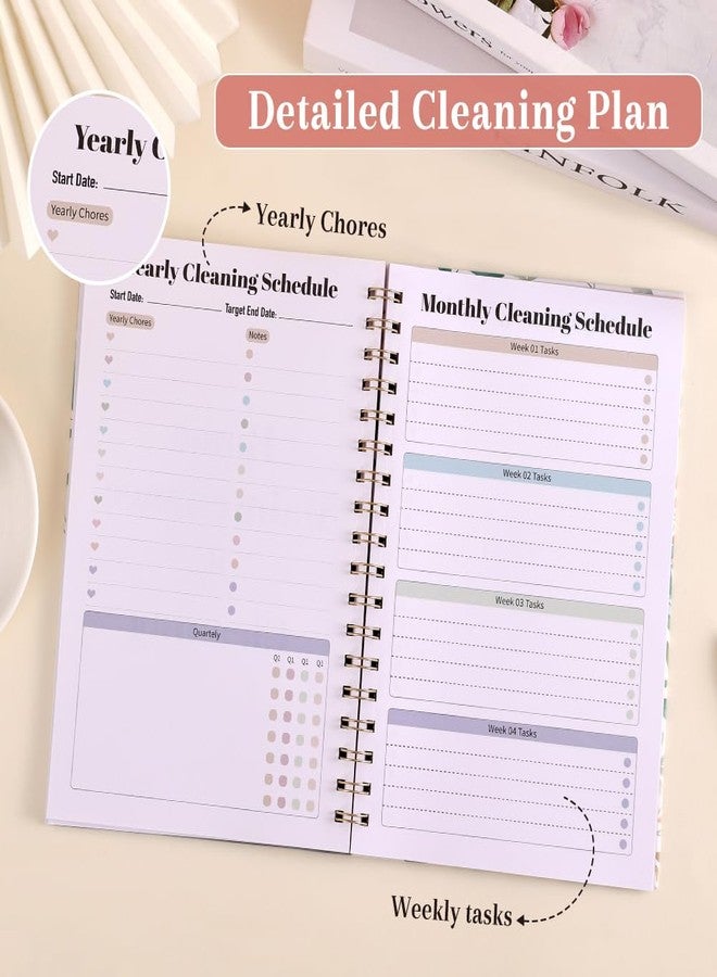 icceemee Undated Weekly Monthly Planner with Tabs, Hardcover Weekly and Monthly Calendar Planner Daily Planner with Tabs, Student Teacher School Family Planner (white, Large Size) - Image 3