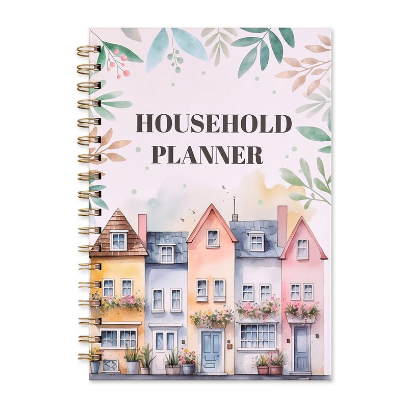 icceemee Undated Weekly Monthly Planner with Tabs, Hardcover Weekly and Monthly Calendar Planner Daily Planner with Tabs, Student Teacher School Family Planner (white, Large Size) - Image 1