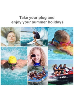 SYOSI 3 Pairs Swimming Ear Plugs Professional Waterproof Reusable Silicone Earplugs for Showering Surfing Snorkeling and Other Adults Water Sports Kids  - Image 5