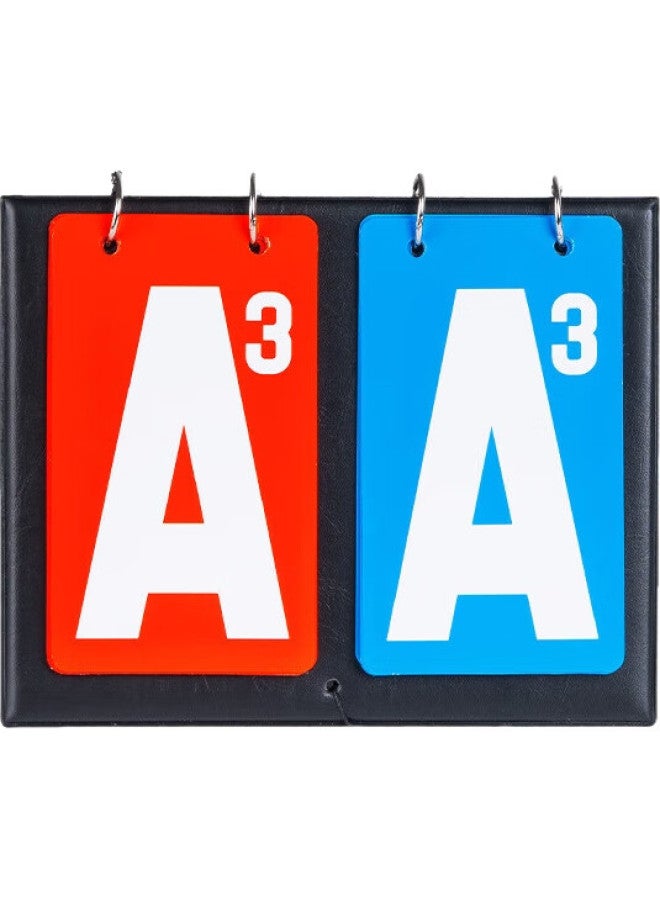 Dechen Guandan Special Scoreboard, Competition Playing Cards, Score Counter, Guandan Scoring Device, Scorekeeping Tool, Points Comparison Flip Card Scorekeeper - Image 1