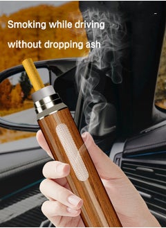 Fazza Handheld Portable Metal Ashtray, Windproof Ashtray Fireproof Holder Detachable Ashtray for Indoor Outdoor or in the Car  - Image 3