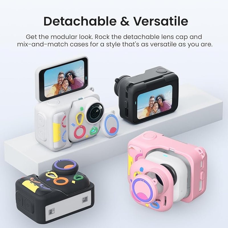 Insta360 Go Ultra Shockproof Silicone Case Detachable Cover With Lanyard Black - Image 5